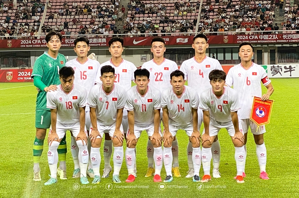 Vietnam’s U22s come third at CFA Team China friendly tournament. (Photo courtesy of Vietnam Football Federation)