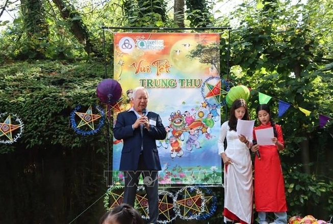 UGVB President Huynh Cong My speaks at the event