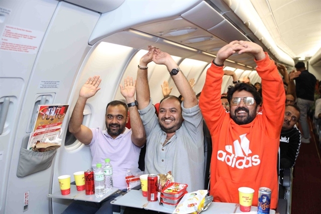 Indian passenger fly with Vietjet. (Photo courtesy of the airline)