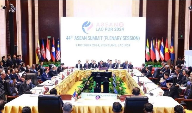 At the plenary session of the 44th ASEAN Summit in Vientiane, Laos (Photo: VNA)