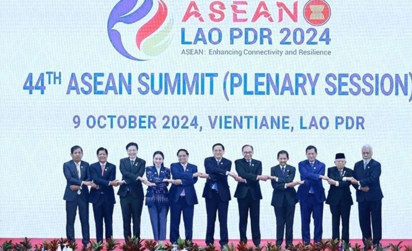 Delegates at the 44th ASEAN Summit in Laos (Photo: VNA)