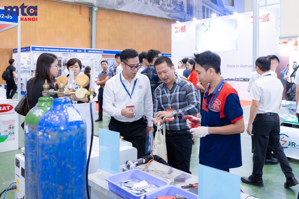 The latest technologies, products and solutions in precision engineering and manufacturing industry are on display at MTA Hanoi 2024. (Photo courtesy of the organizers)