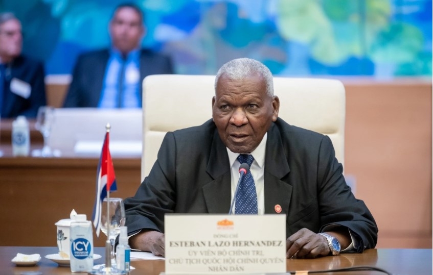 President of the National Assembly of People's Power of Cuba Esteban Lazo Hernandez
