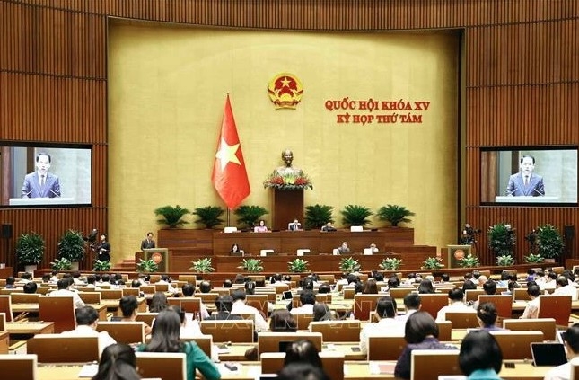 An overview of the National Assembly's eighth session. (Photo: VNA)