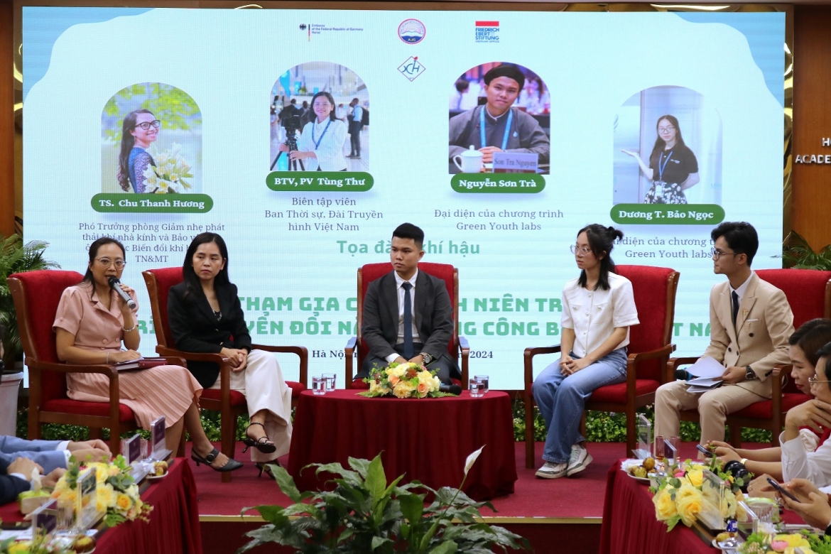Delegates share their viewpoints at the event