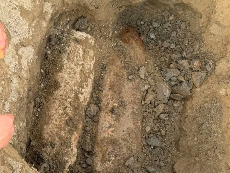 The bombs are believed to have been left over from the US war in Vietnam
(Photo: PLO)