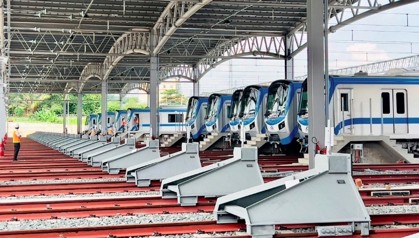 Vận hành thử tuyến Metro 1 (Ảnh: MAUR)