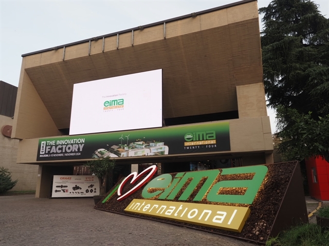 EIMA International, the international exhibition of agricultural machinery, is staged at Bologna's exhibition centre from November 6 - 10. (Photo courtesy of FederUnacoma)