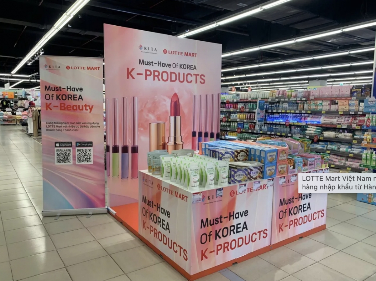 Numerous Korean products are introduced at LOTTE Mart chain across the country