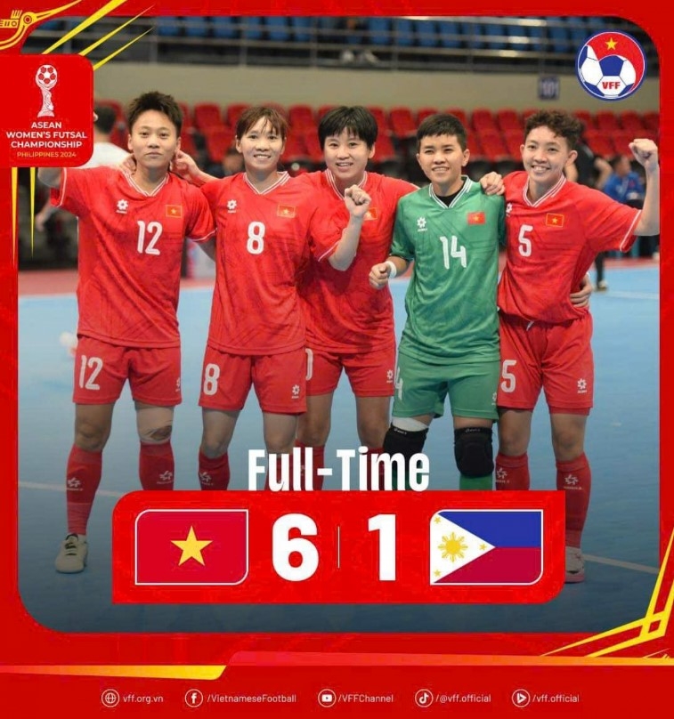 Vietnam enter ASEAN Women’s Futsal Championship Final 
