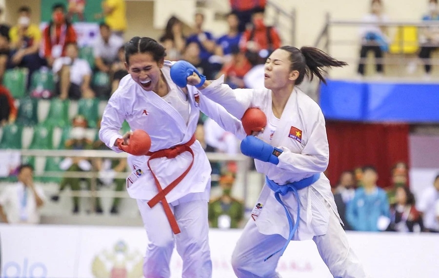 Vietnam is the only Southeast Asian representative competing in 2024 Karate World Cup National Team Championship. (Photo: sggp.org.vn)