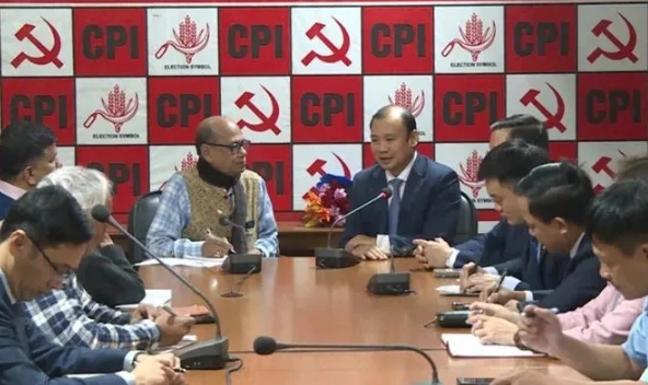 At a working session with CPI delegation