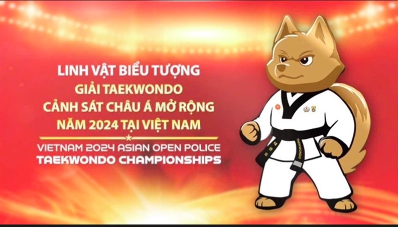 Bac Ha Dog has been selected as mascot of Asian Open Police Taekwondo Championships 2024