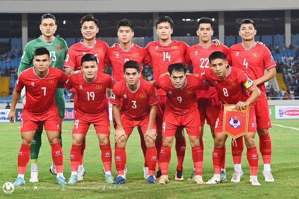 Vietnam are seeded in Pot 1 at 2027 Asian Cup’s qualifiers. (Photo courtesy of Vietnam Football Federation)