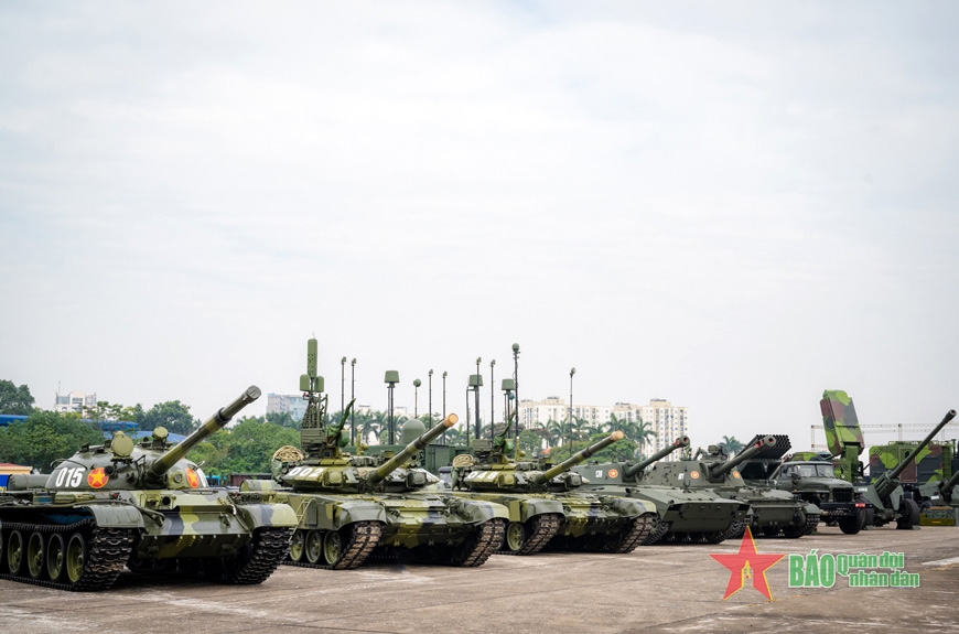 Impressive Ground Combat vehicles are part of the inventory of the Vietnam People’s Army, highlighting the military’s strength.