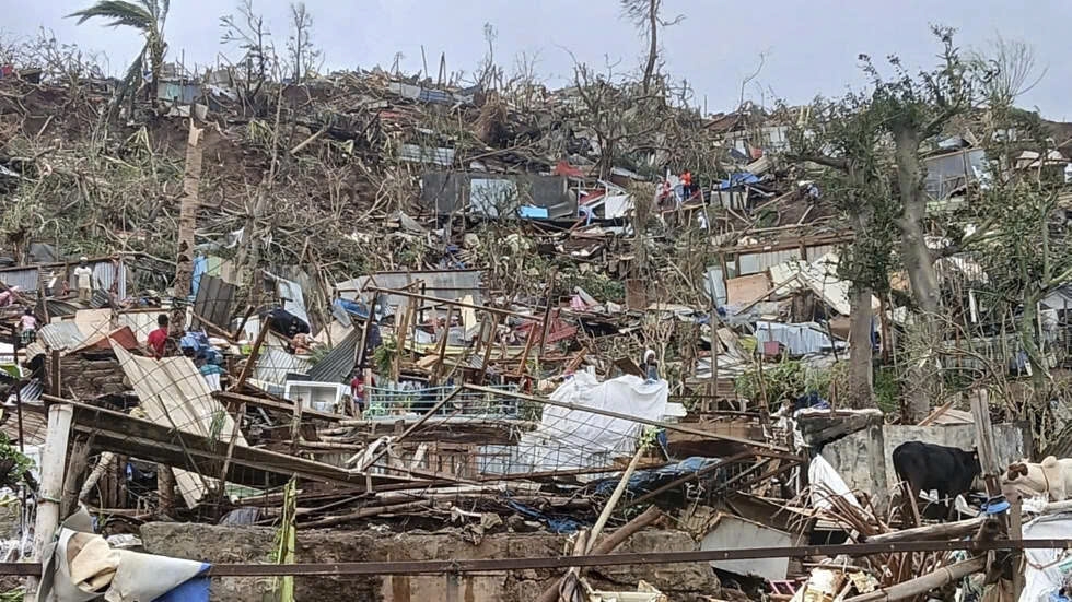 Mayotte has been devastated by cyclone Chido (Photo: RFI)