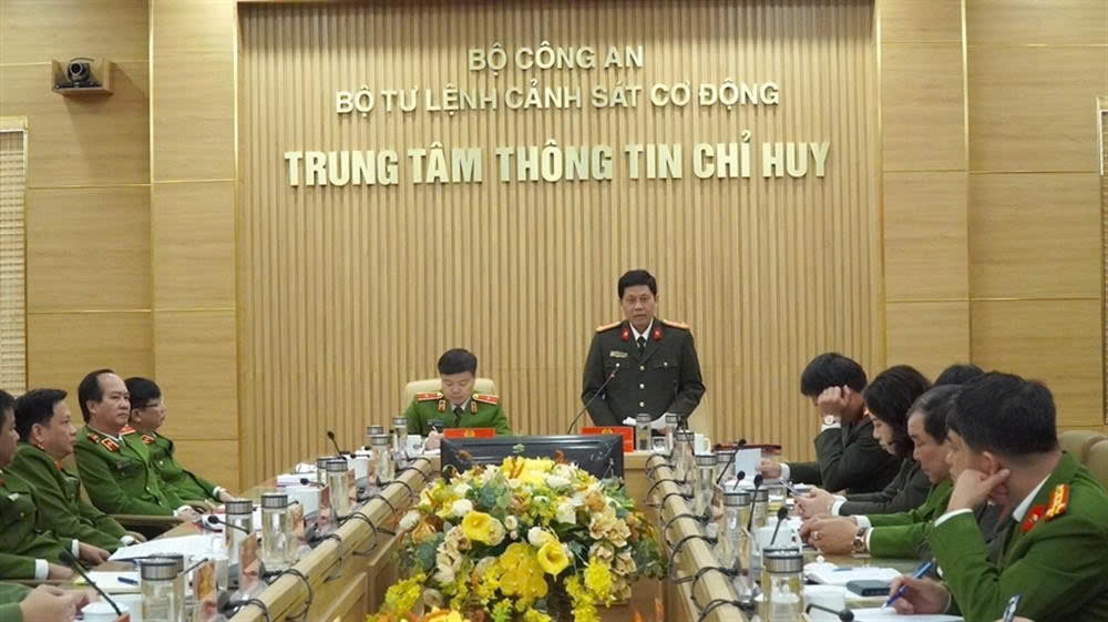 The Mobile Police Command under the Ministry of Public Security has discussed preparations for the groundbreaking ceremony of the Gia Binh Airport Construction Project in Bac Ninh province, northern Vietnam.