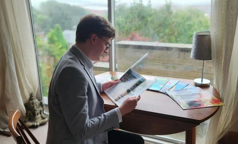 Kyril Whittaker, British researcher of Vietnamese politics and history and member of the Communist Party of Britain (Photo: VNA)