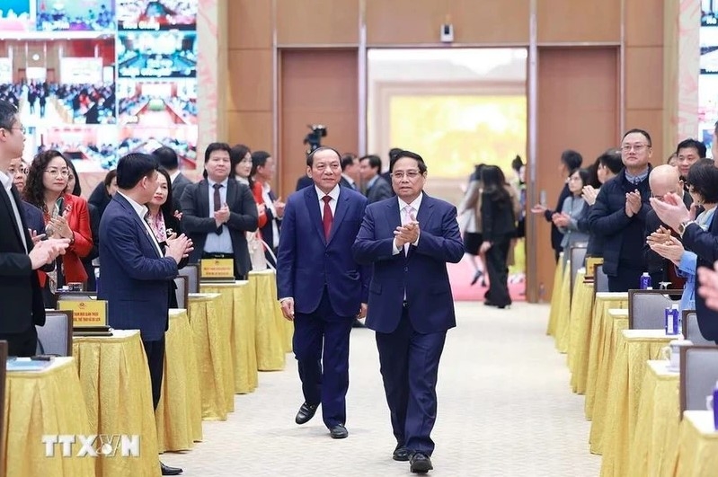 Prime Minister Pham Minh Chinh attends the culture, sports, and tourism sector's conference (Photo: VNA)