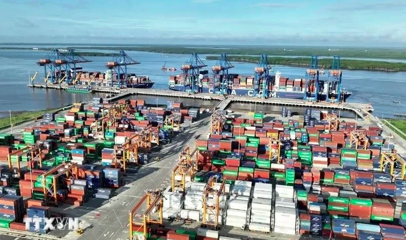 Gemalink International Port in the southern province of Ba Ria - Vung Tau (Photo: VNA)