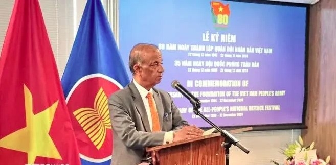 UN Deputy Secretary-General Atul Khare addresses the event