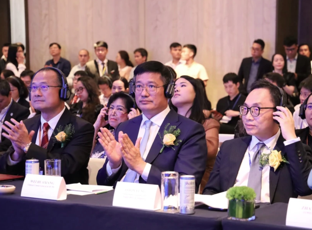 Representatives of Chinese businesses at the investment and trade forum between Ho Chi Minh City and China’s Guangdong-Hong Kong-Macao Greater Bay Area (GBA) on December 17
