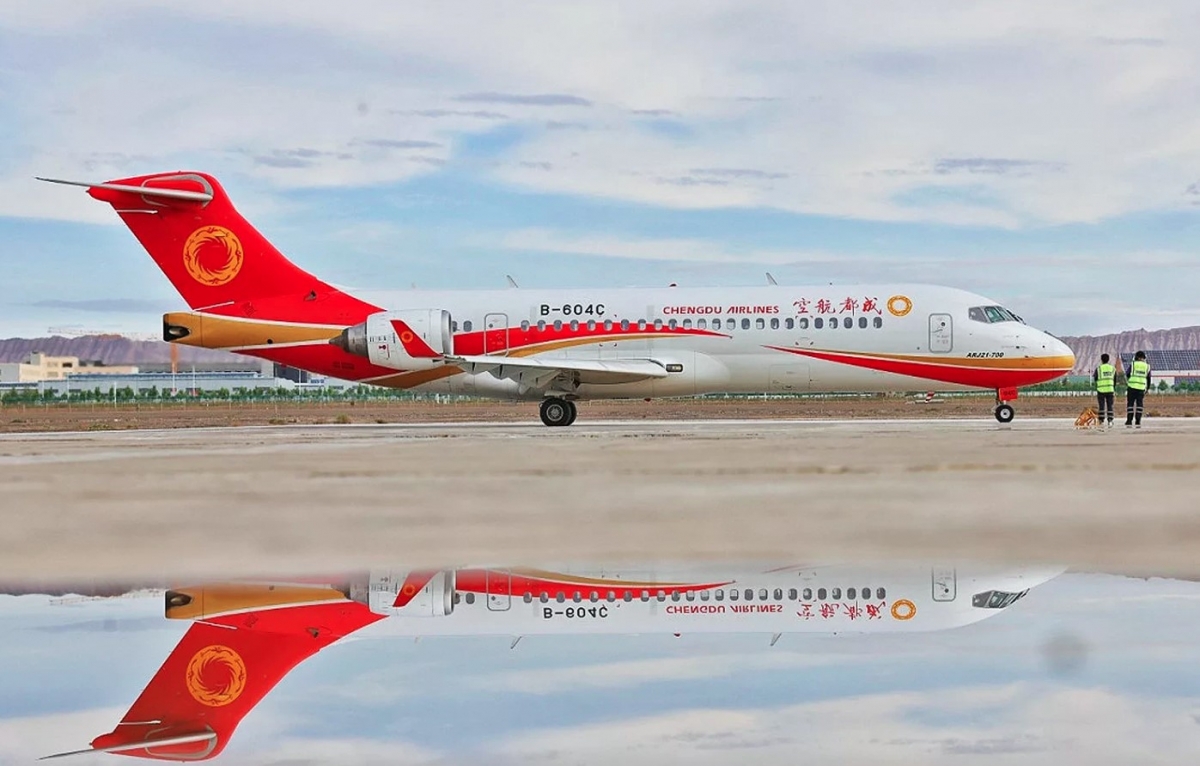 COMAC ARJ21 aircraft (Photo: Chengdu Airlines)