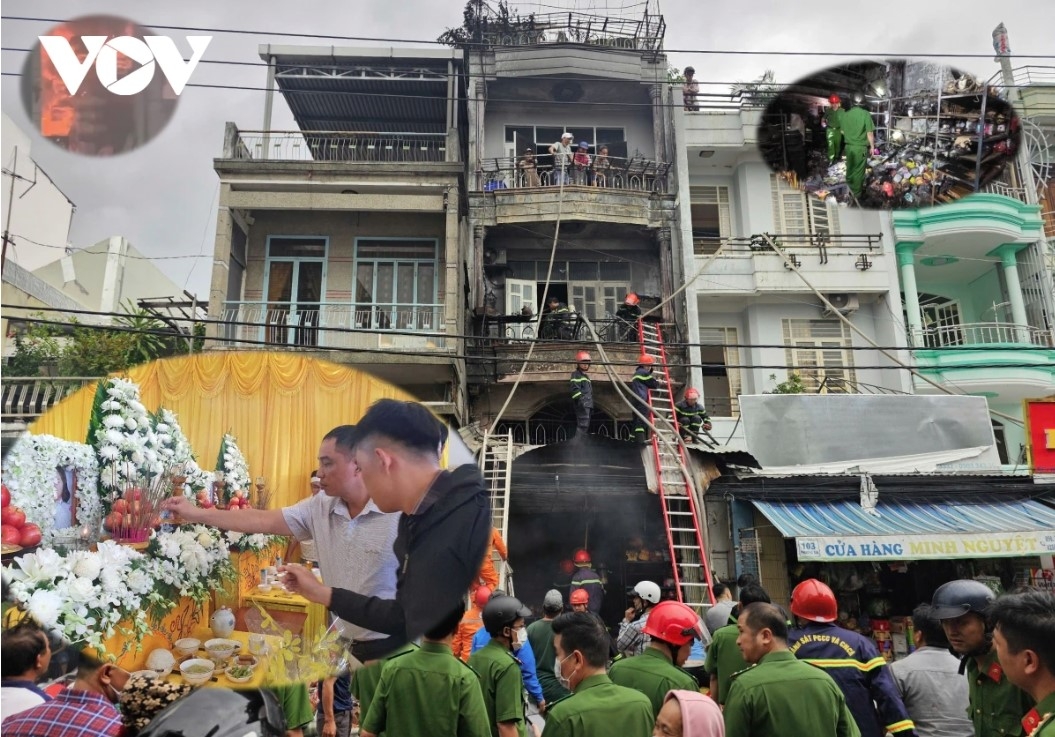 The three-story building contains several caskets, joss paper, and other funeral-related tools and equipment. The flames quickly spread to other floors before being eventually brought under control within two hours.