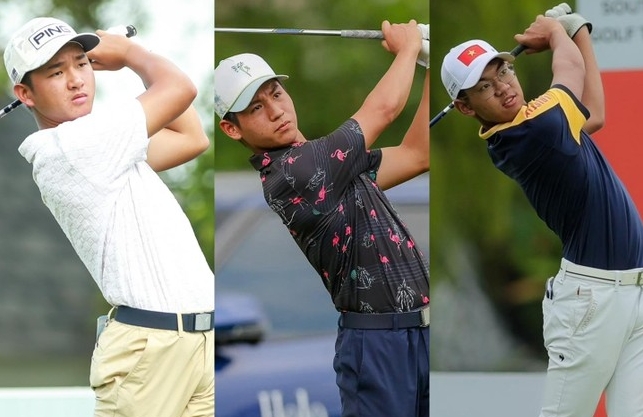 Three local golfers are selected to join training at AAC Academy