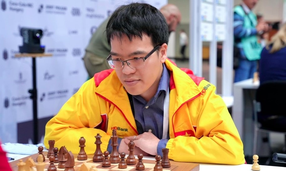 Grandmaster Le Quang Liem ranks 41st in the overall rankings of the rapid event in the World Rapid &amp; Blitz Championships 2024. (Photo courtesy of FIDE)
