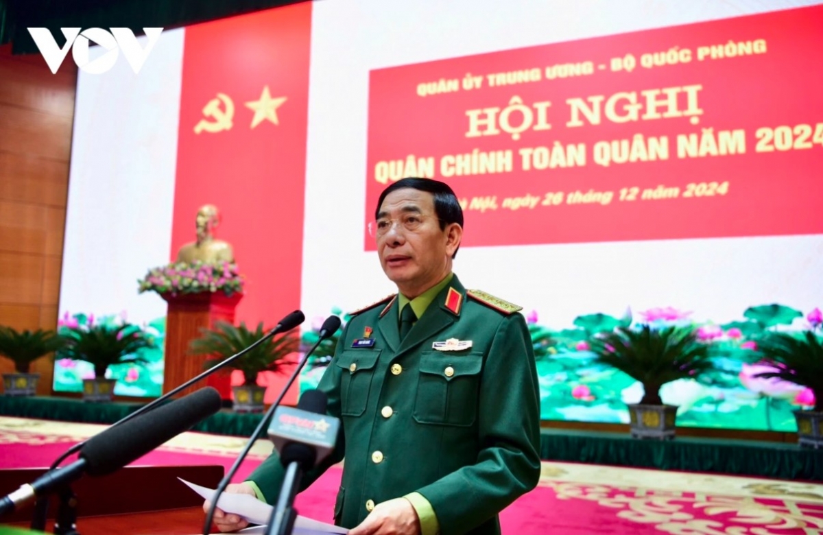 Minister of National Defence Phan Van Giang highlights the numerous achievements gained by officers and soldiers of the whole army over the past year.
