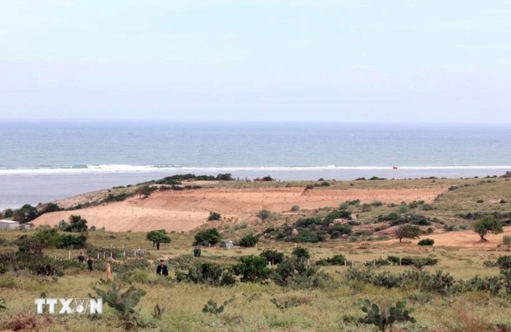 Core area of the former Ninh Thuan 1 nuclear power plant project in Vinh Truong hamlet, Phuoc Dinh commune, Thuan Nam district, Ninh Thuan province
