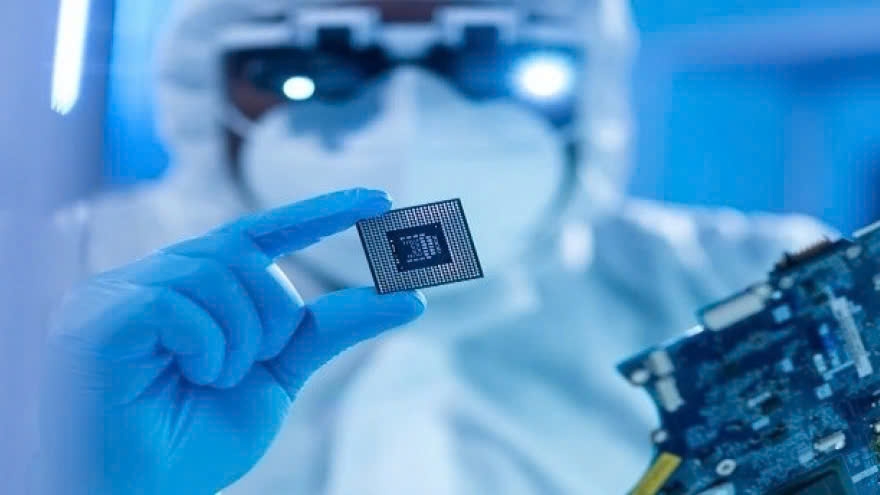 Vietnam is attracting leading technology corporations into the semiconductor industry. (illustration)