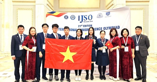 Six Hanoi students win medals at Int’l Junior Science Olympiad (Photo: Vietnamnet)
