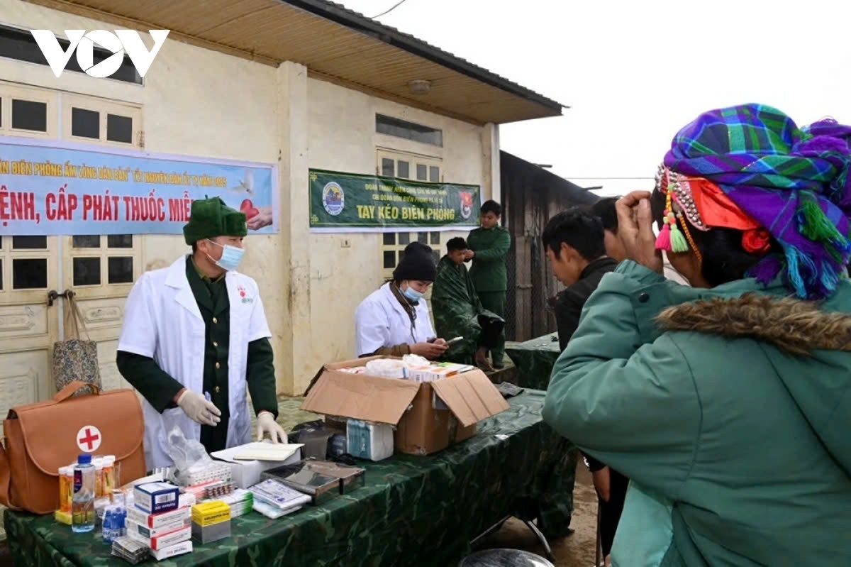 Border guards also provide free medical check-ups and medication to the people, to ensure their well-being during the festive season.