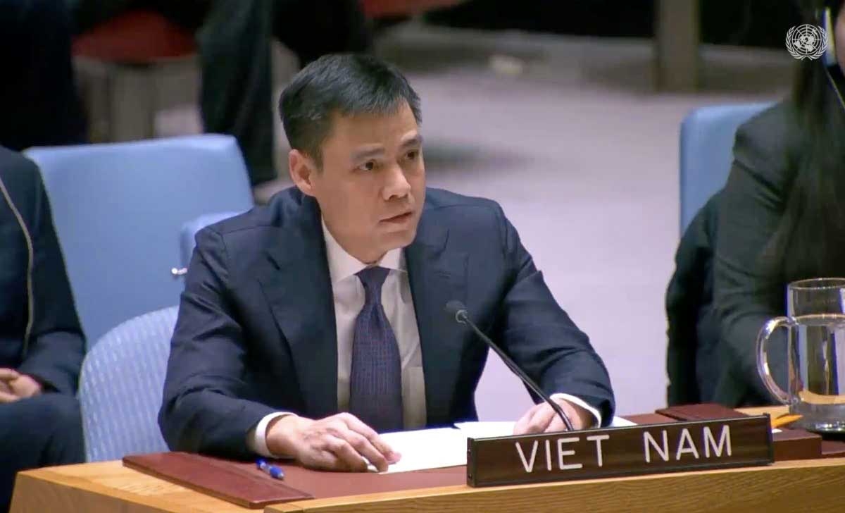 Ambassador Dang Hoang Giang, head of Vietnam’s Permanent Mission to the United Nations