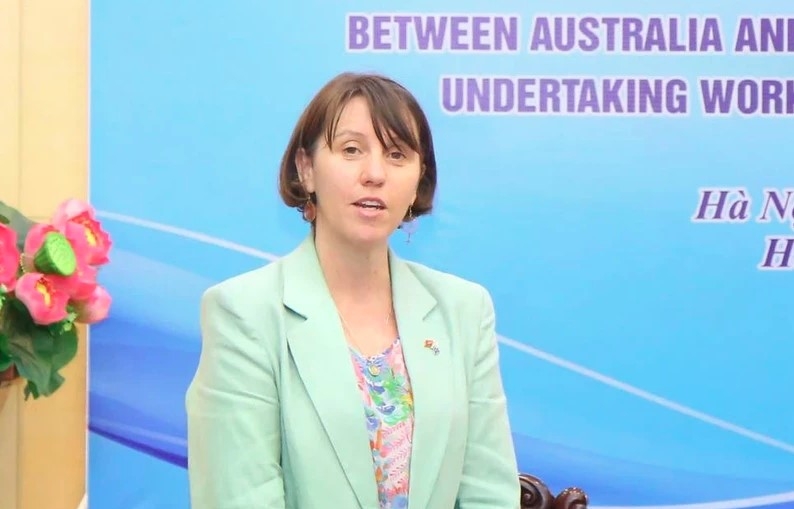 Renee Deschamps, Chargé d'Affaires of the Australian Embassy in Vietnam. (Photo: VNA)
