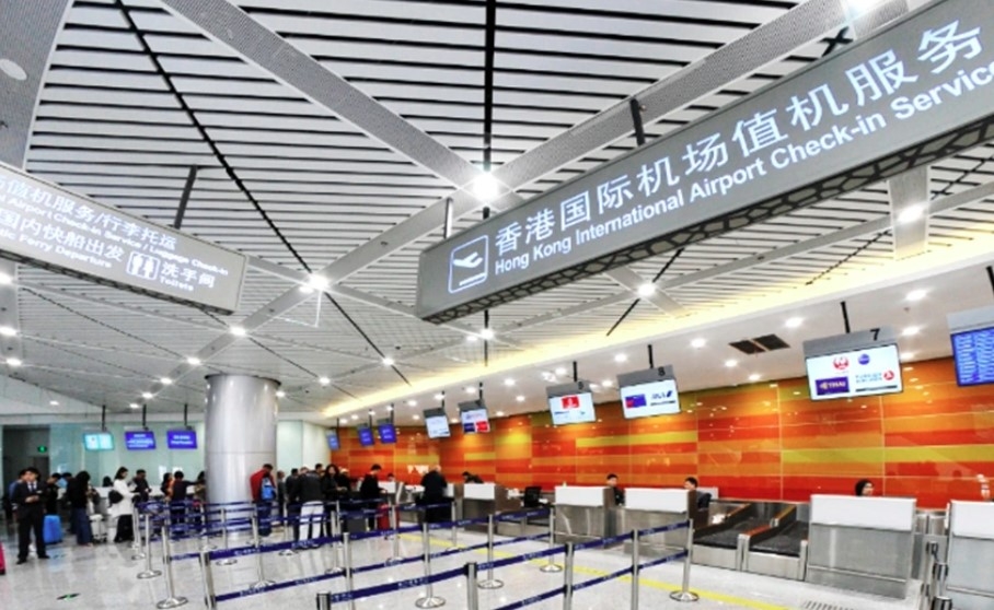 Vietnam Airlines provides direct check-in for transit flights in Hong Kong