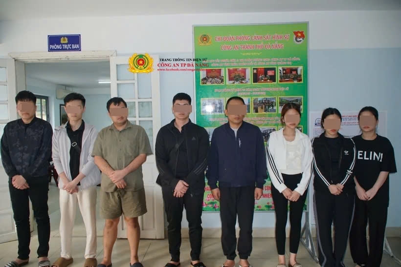 Accomplices involved in the international online fraud network led by Chinese national Zhangmao. (Photo: the police)