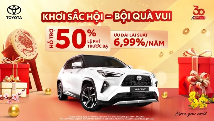 Toyota records sales of 8,642 units in 2024. (Photo: Bnews)