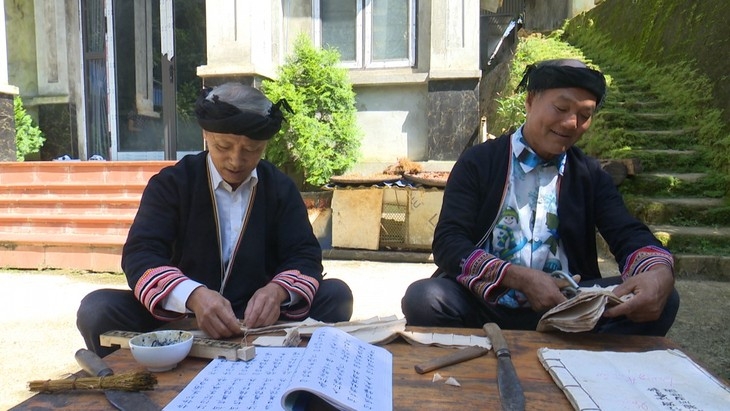 The Nom-Dao script, an ancient writing system, is used to record Dao history, religious beliefs, and traditional rituals.