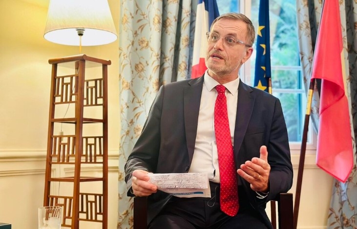 French Ambassador to Vietnam Olivier Brochet (Photo:VNA)