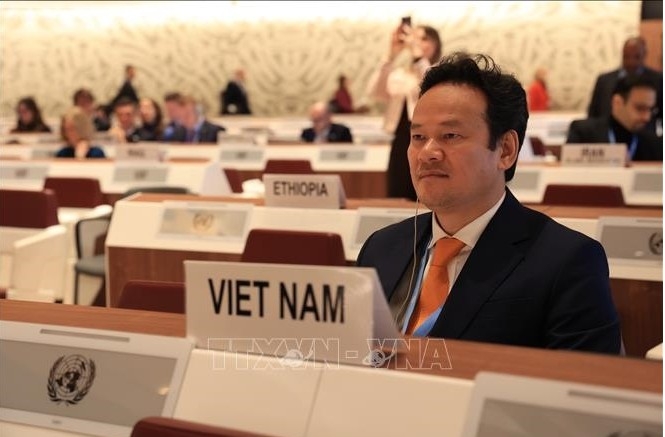 Ambassador Mai Phan Dung highlights Vietnam’s commitment to promoting and protecting human rights (Photo: VNA)