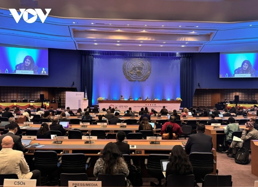 Overview of  February 25 morning session at the Asia-Pacific Forum on Sustainable Development 2025 in Bangkok, Thailand.