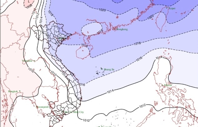 Cold air mass hits northeastern Vietnam's mountains