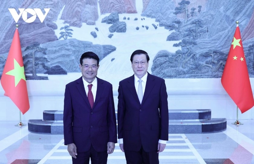 Prosecutor General of the Supreme People’s Procuracy of Vietnam Nguyen Huy Tien and his Chinese counterpart Ying Yong