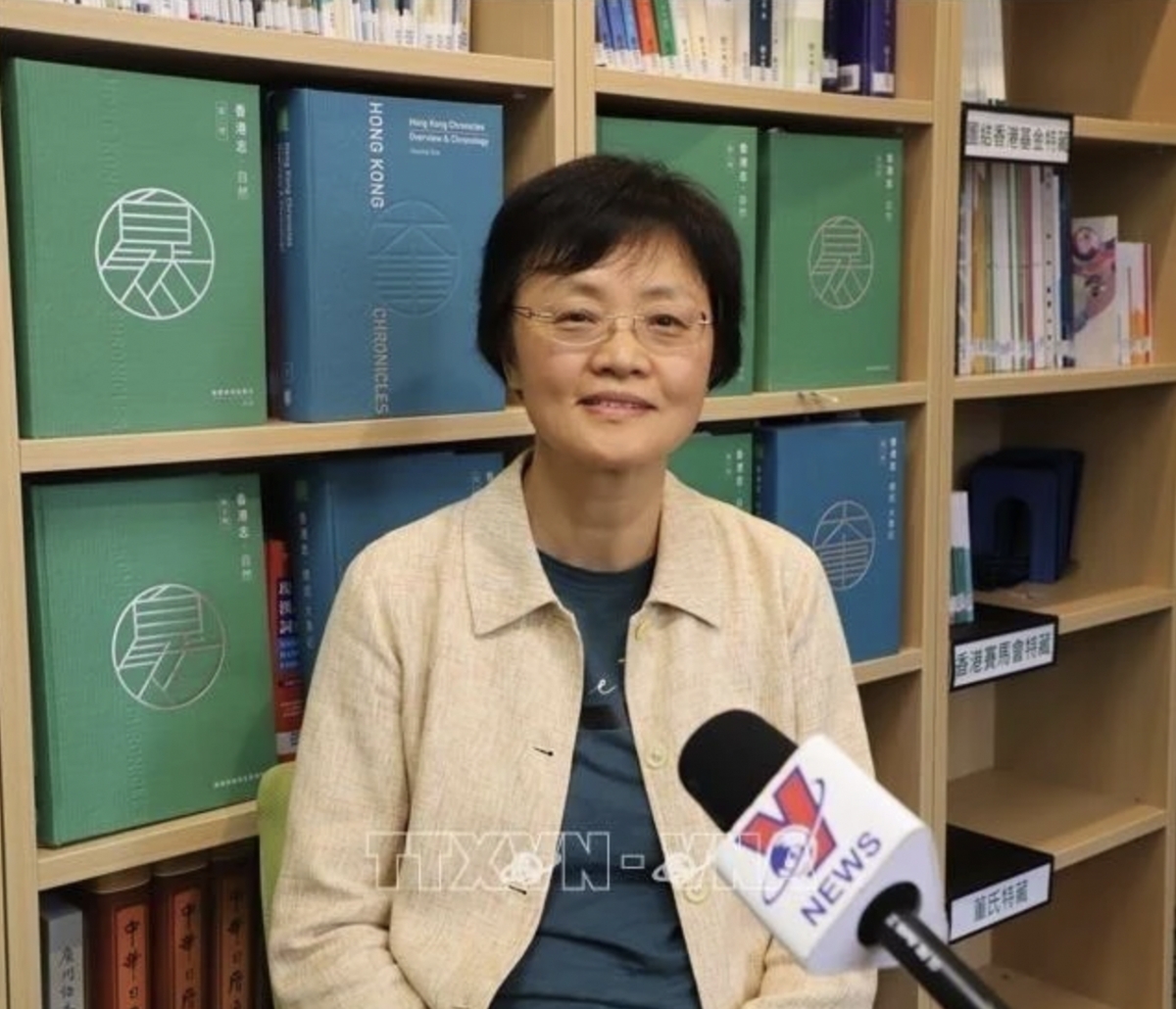 Dr. Sun Wenbin, Director of the Hong Kong Chronicles Institute (Photo: VNA)