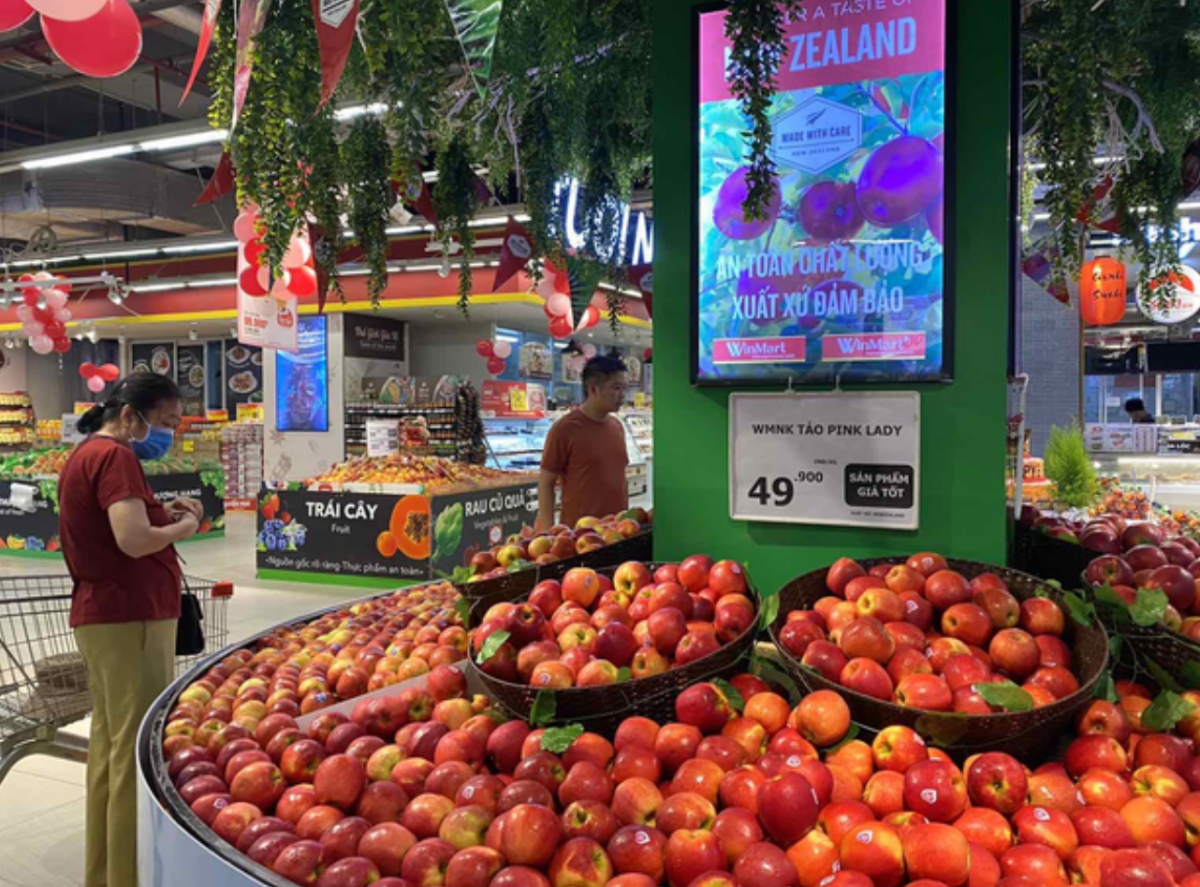 Vietnam increases fruit and vegetable imports from New Zealand in January
(Photo: suckhoedoisong.vn)