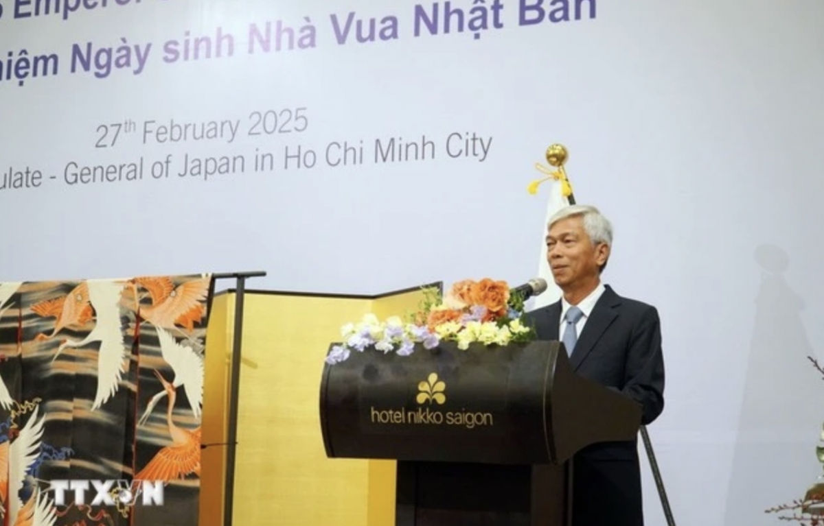 Vice Chairman of the HCM City People's Committee Vo Van Hoan speaks at the event. (Photo: VNA)