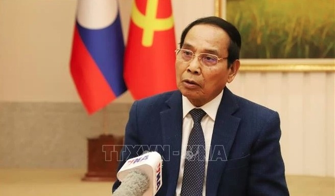 Bounthong Chitmany, Politburo member, permanent member of the Lao People’s Revolutionary Party (LPRP) Central Committee’s Secretariat and State Vice President of Laos (Photo: VNA)